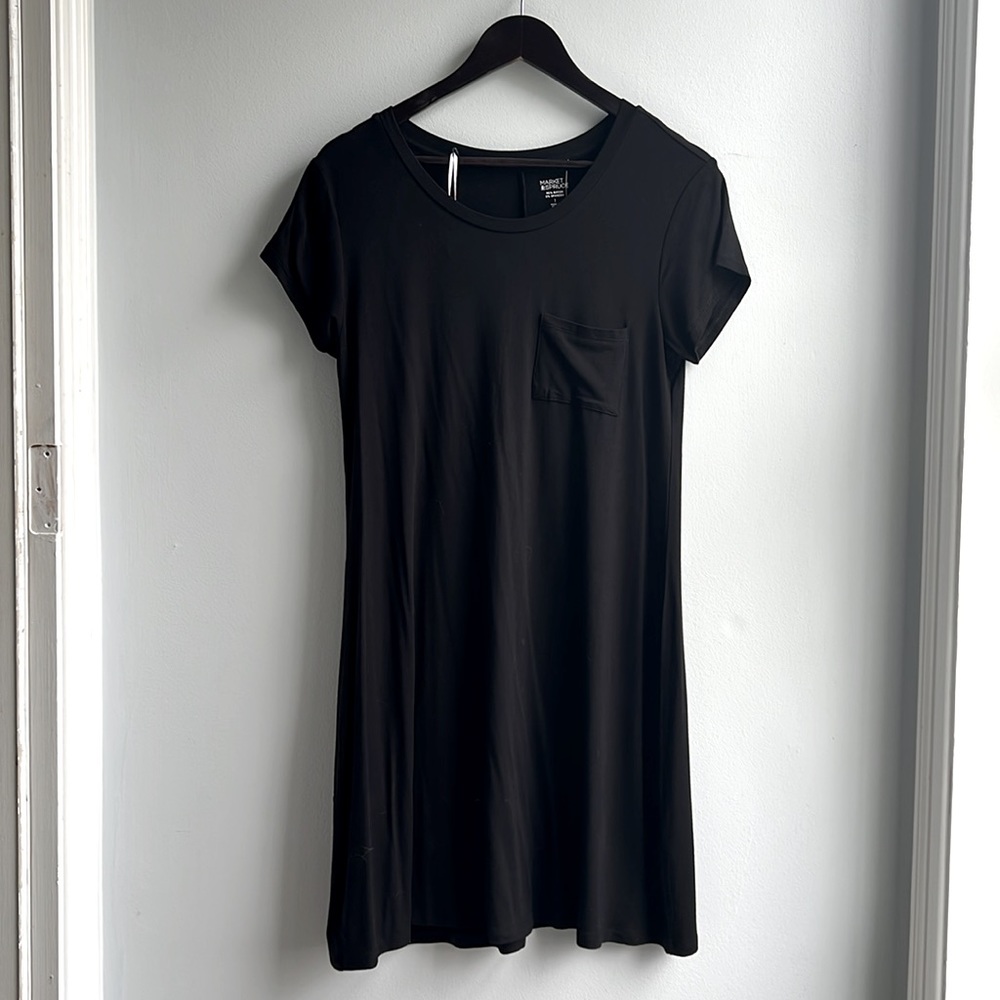 Market & Spruce - Black T-shirt mini dress - NWT
